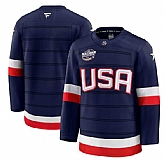 Men's USA Blank Navy 2025 4 Nations Face-Off Stitched Jersey Dzhi,baseball caps,new era cap wholesale,wholesale hats
